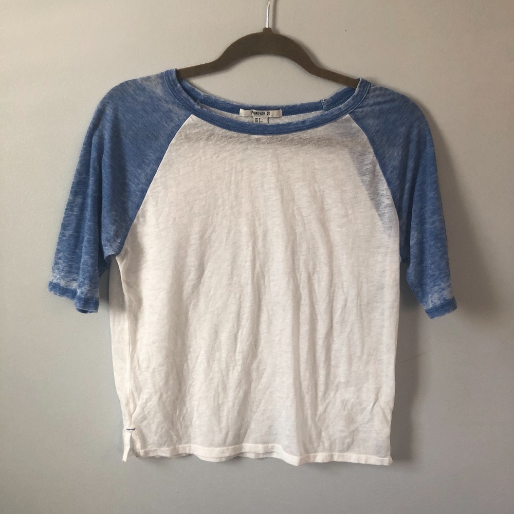 Short sleeve baseball tee